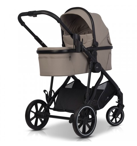 EasyGo Duoflex - rozwojowy wózek wielofunkcyjny, zestaw 2w1 z opcją 3w1 i 4w1 | Savana Beige